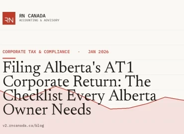 Filing Alberta's AT1 Corporate Return: The Checklist Every Alberta Owner Needs