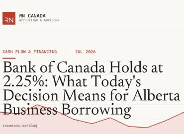 Bank of Canada Holds at 2.25%: What Today's Decision Means for Alberta Business Borrowing