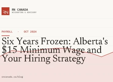 Six Years Frozen: Alberta's $15 Minimum Wage and Your Hiring Strategy