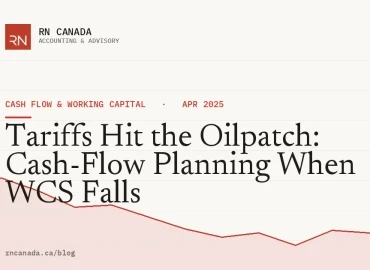 Tariffs Hit the Oilpatch: Cash-Flow Planning When WCS Falls