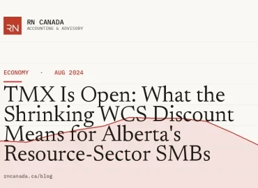 TMX Is Open: What the Shrinking WCS Discount Means for Alberta's Resource-Sector SMBs