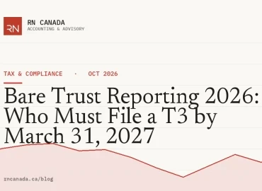 Bare Trust Reporting 2026: Who Must File a T3 by March 31, 2027