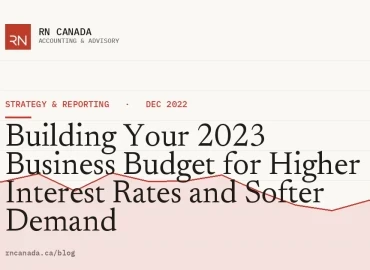 Building Your 2023 Business Budget for Higher Interest Rates and Softer Demand
