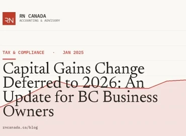 Capital Gains Change Deferred to 2026: An Update for BC Business Owners
