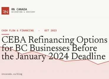 CEBA Refinancing Options for BC Businesses Before the January 2024 Deadline