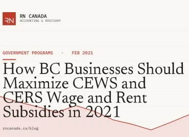 How BC Businesses Should Maximize CEWS and CERS Wage and Rent Subsidies in 2021