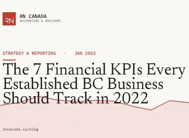 The 7 Financial KPIs Every Established BC Business Should Track in 2022