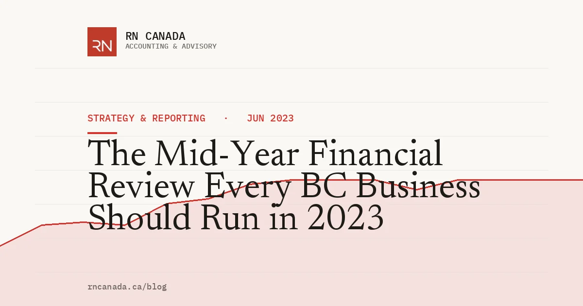 The Mid-Year Financial Review Every BC Business Should Run in 2023