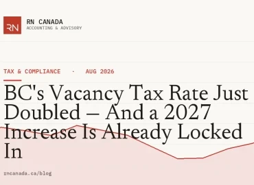 BC's Vacancy Tax Rate Just Doubled — And a 2027 Increase Is Already Locked In