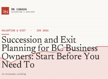 Succession and Exit Planning for BC Business Owners: Start Before You Need To