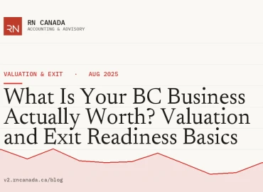 What Is Your BC Business Actually Worth? Valuation and Exit Readiness Basics