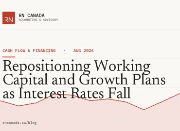 Repositioning Working Capital and Growth Plans as Interest Rates Fall