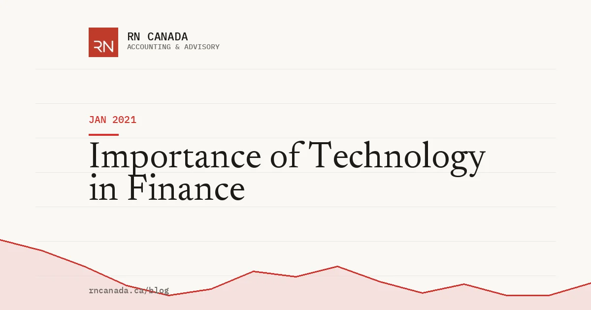 Importance of Technology in Finance