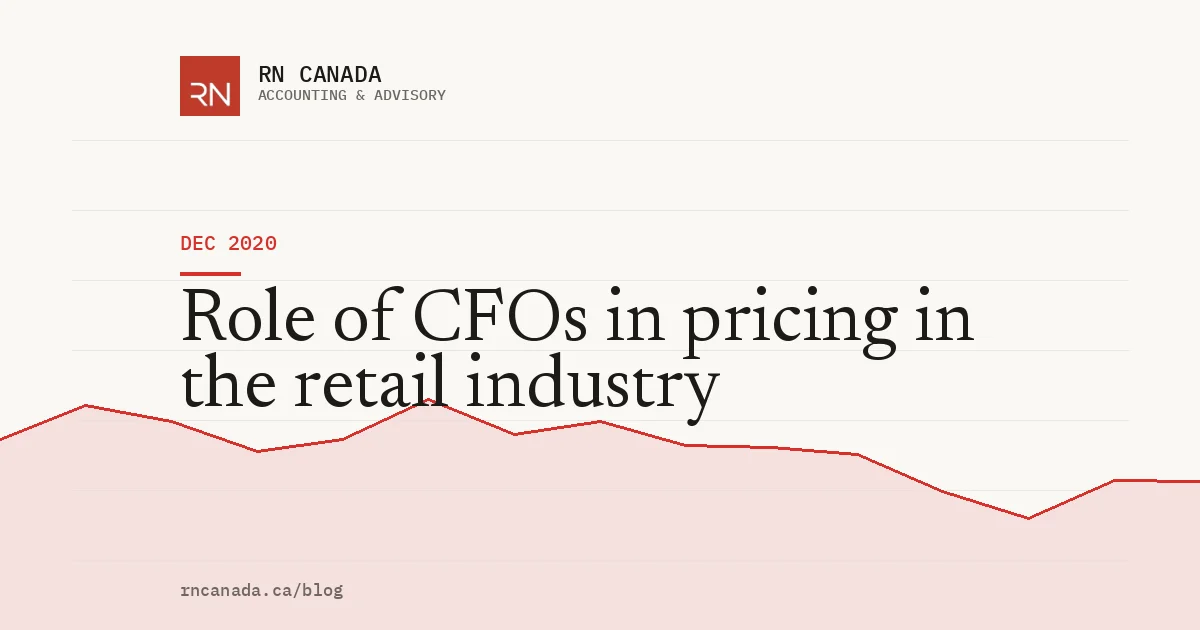 Role of CFOs in pricing in the retail industry